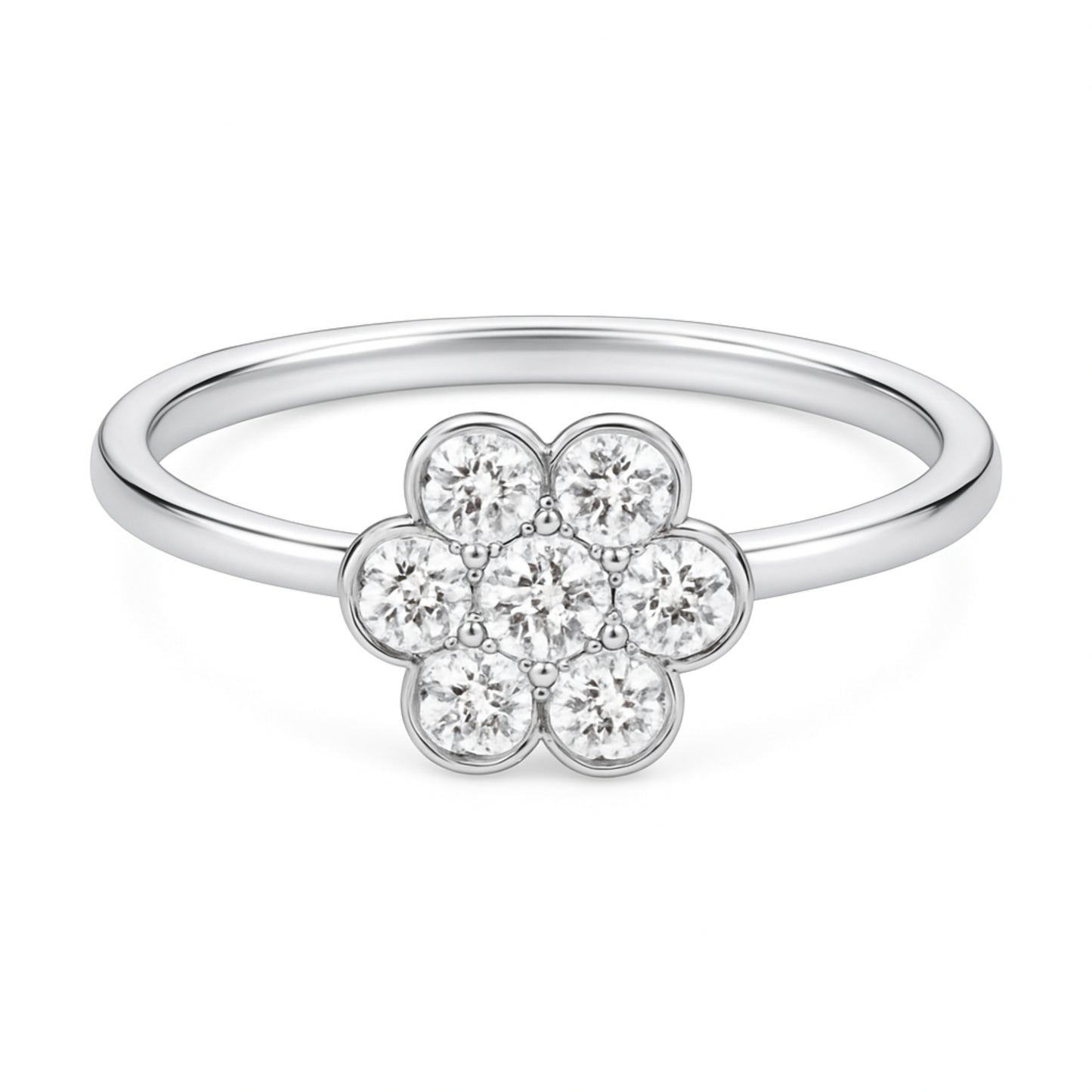 925 Silver Zircon Elegant Loop Ring Loops | Birthday Wedding Gifts for Women & Girls