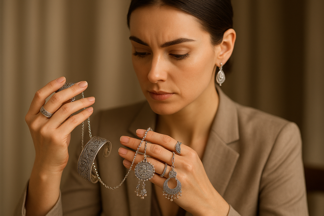 HOW TO IDENTIFY PURE 925 STERLING SILVER JWELLERY