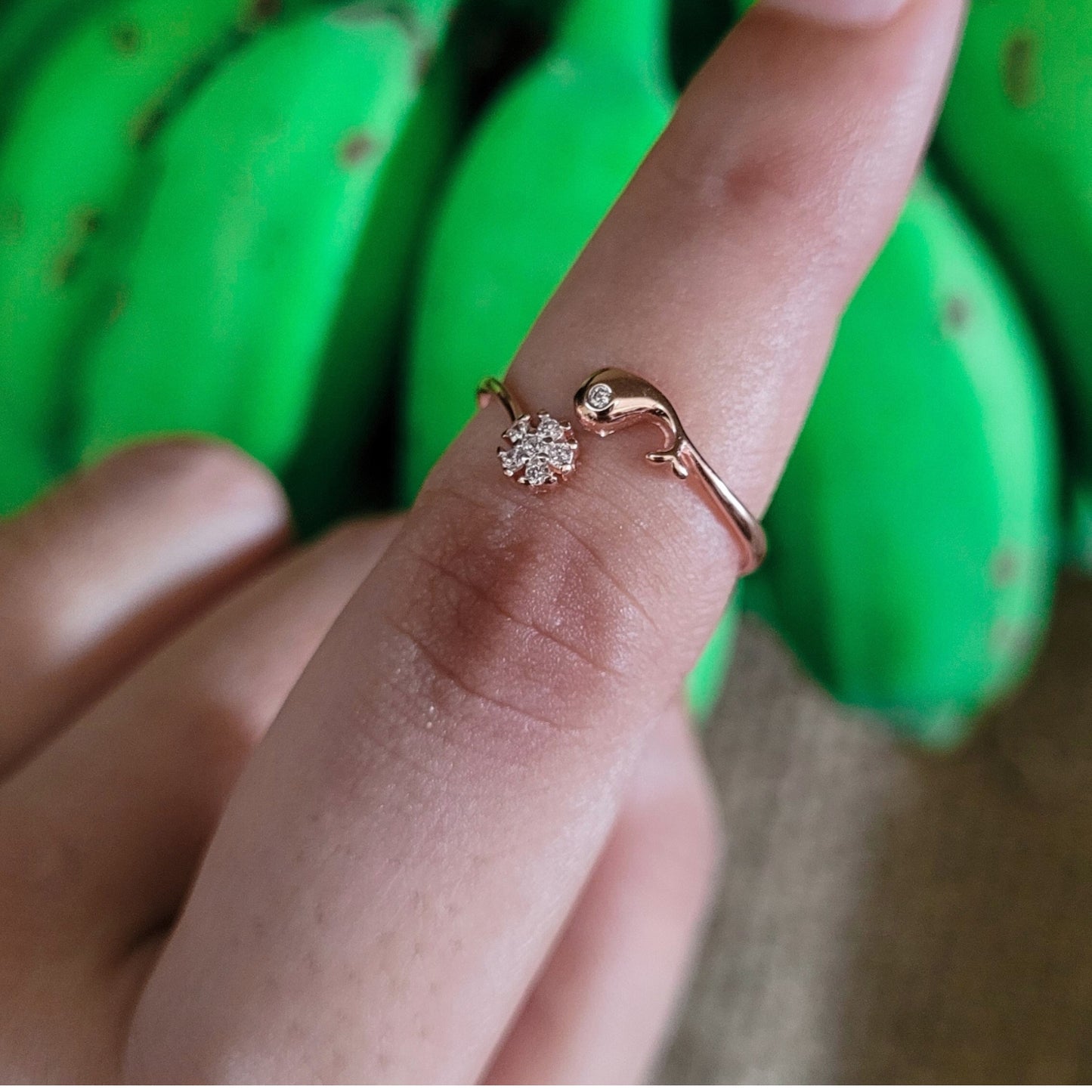 925 Silver Zircon Elegant Loop Ring Loops | Birthday Wedding Gifts for Women & Girls