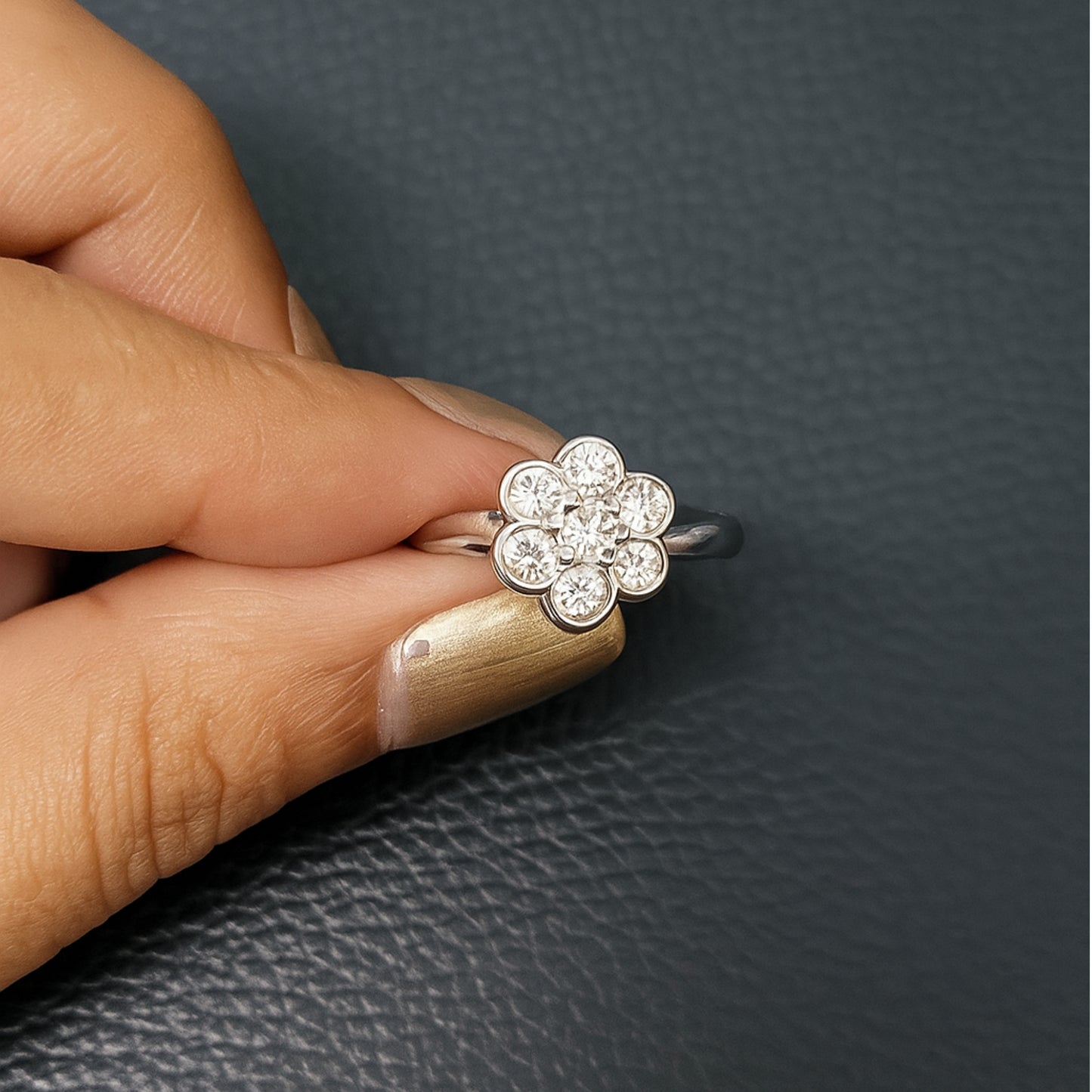 925 Silver Zircon Elegant Loop Ring Loops | Birthday Wedding Gifts for Women & Girls