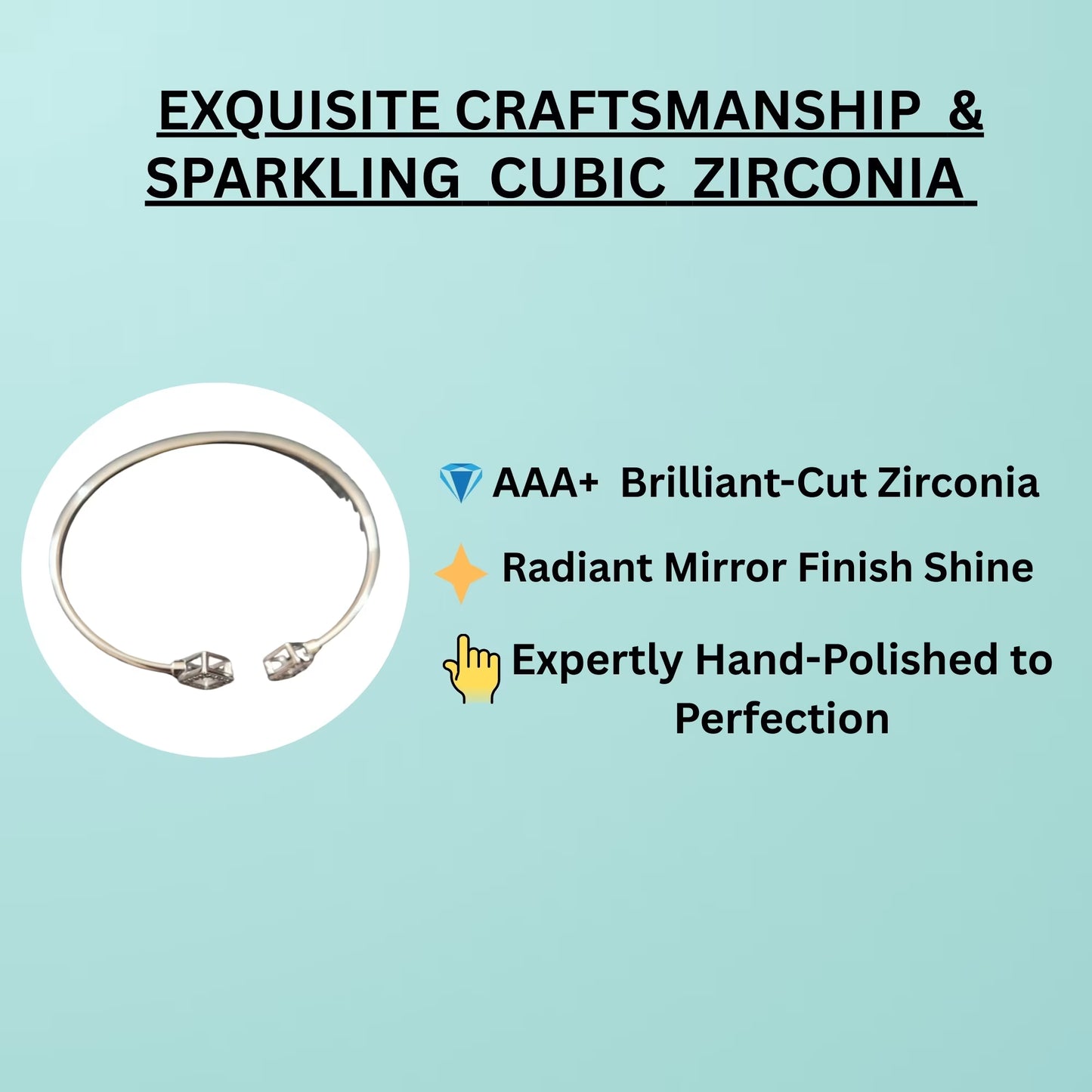 [𝐁𝐞𝐬𝐭 𝐐𝐮𝐚𝐥𝐢𝐭𝐲 𝐒𝐢𝐥𝐯𝐞𝐫] 925 Silver Bracelet, Adjustable/Gifts for Women and Girls| 6 Month Warranty*