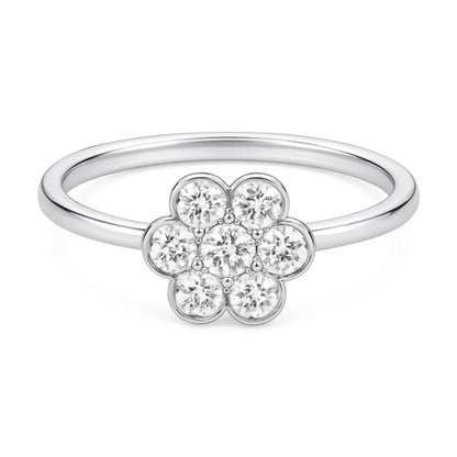 925 Silver Zircon Elegant Loop Ring Loops | Birthday Wedding Gifts for Women & Girls