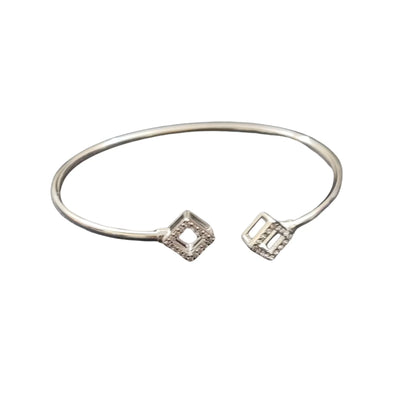 [𝐁𝐞𝐬𝐭 𝐐𝐮𝐚𝐥𝐢𝐭𝐲 𝐒𝐢𝐥𝐯𝐞𝐫] 925 Silver Bracelet, Adjustable/Gifts for Women and Girls| 6 Month Warranty*