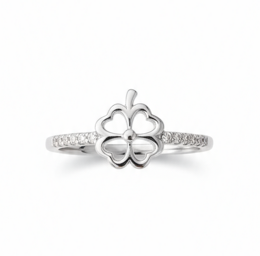 925 Sterling Silver Butterfly Ring with Diamond Accents, For Women And Girls, Pure Silver Ring